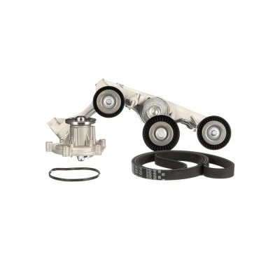 Immagine di GATES KP25PK1765 pompa acqua + Kit cinghia Poly V con ThermalPro MERCEDES BENZ: Classe A, B
