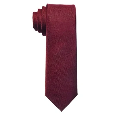 Immagine di MASADA Cravatta Uomo accuratamente realizzata e rifinita a mano 6 cm di larghezza Bordeaux Rosso scuro