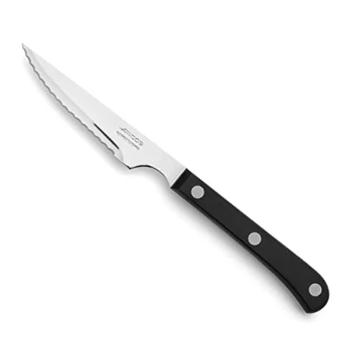 Immagine di Arcos Coltelleria da Tavola Coltello Bistecca Lama Acciaio Inossidabile Nitrum 115 mm Manico Polioxymetilene (Pom) Colore Nero