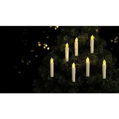 Immagine di sygonix SY 4531628 Illuminazione per Albero di Natale Interno a Batteria Numero lampadine 20 LED (Monocolore) Bianco