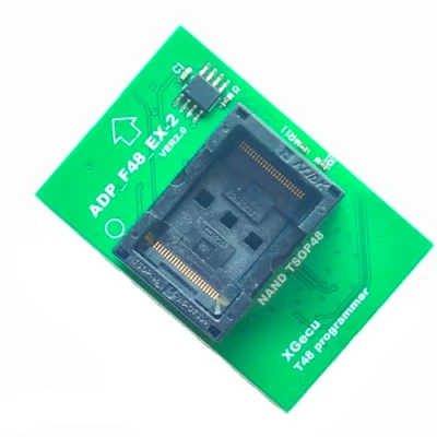 Immagine di XGecu NAND TSOP48 2 Adattatore Flash only use T48 (TL866 3G) programmatore ADP_F48_EX ic chip Socket