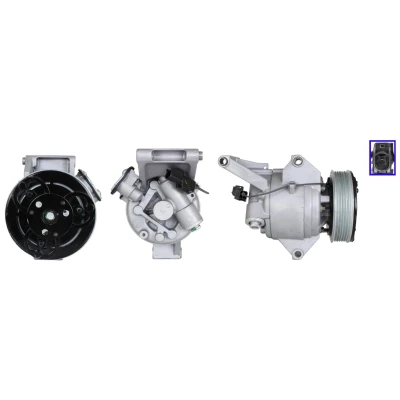 Immagine di LUCAS ACP01249 Compressore Aria Condizionata PAG 100 YF R134a, R1234yf