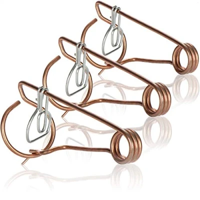 Immagine di com four® 3X Trappola per Arvicole, Forma Bavarese, in Filo di Acciaio ramato, Circa 15,5 x 8 5,5 cm (03 Pezzi Bavarese)