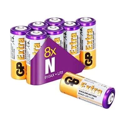Immagine di Batterie LR1 Set da 8 GP Extra Pile Specialistiche Alcaline 1,5V LR 1 / N /MN9100 E90 Lunga Durata