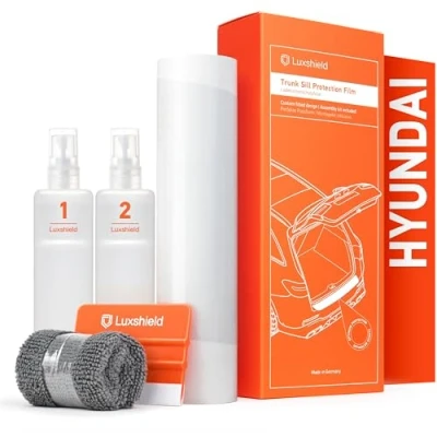 Immagine di Luxshield Pellicola Protettiva per Bordo di Carico Hyundai Tucson 4 (IV) NX4 I 2020 2024 Protezione Paraurti, antigraffio, vernice Trasparente