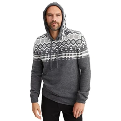 Immagine di Leif Nelson Norweger Felpa con cappuccio, Uomo, Taglia: Medium, Anthrazit