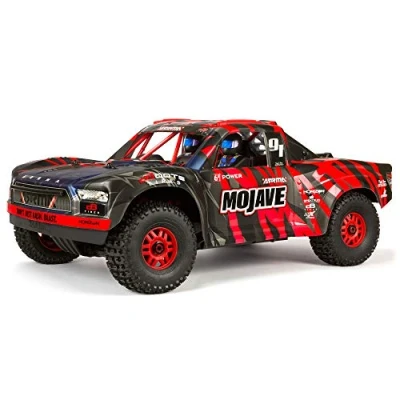 Immagine di ARRMA RC Camion 1/7 MOJAVE 6S V2 4WD BLX Desert Truck con spettro azienda (pronto a corrente), rosso/nero, ARA7604V2T2