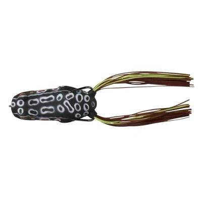 Immagine di Savage Gear Popper Pop Frog Rana in gomma per spinning su pesce persico e luccio, esca superficie, Topwater Baits, lunghezza/peso: 5,5 cm/14 g, colore: Brown