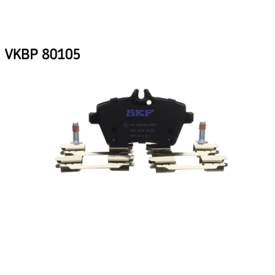 Immagine di SKF VKBP 80105 Kit pastiglie freno Predisposto per contatto segnalazione usura con accessori
