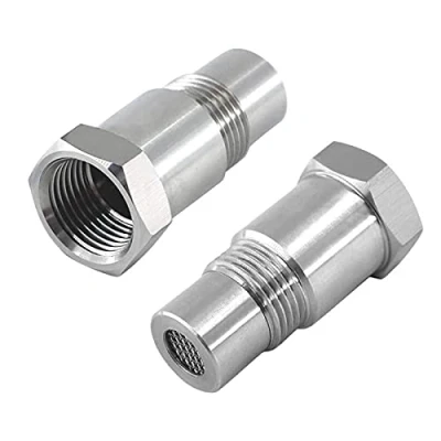 Immagine di RUIZHI sensore Ossigeno Extender, 2 Pezzi O2 di Adattatore Sonda Lambda 45mm per Auto Filettatura M18x1,5mm