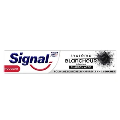 Immagine di Signal Dentifricio Bianchezza Carbone Attivo, naturale, Pulisce e purifica, elimina le macchie 75 ml