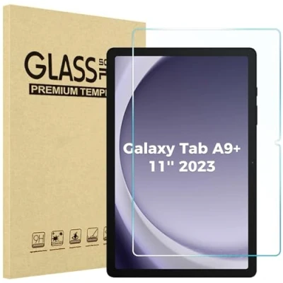Immagine di ProCase Pellicola Galaxy Tab A9+ / A9 Plus 11 Pollici 2023, Vetro Temperato per 11.0&quot; [SM X210/X215/X216/X218] 9H Durezza 1 Pezzi