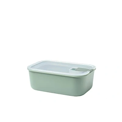 Immagine di Mepal Contenitore per alimenti EasyClip Barattolo con coperchio e chiusura a scatto Adatto microonde, forno vapore, frigorifero congelatore 1000 ml Nordic sage