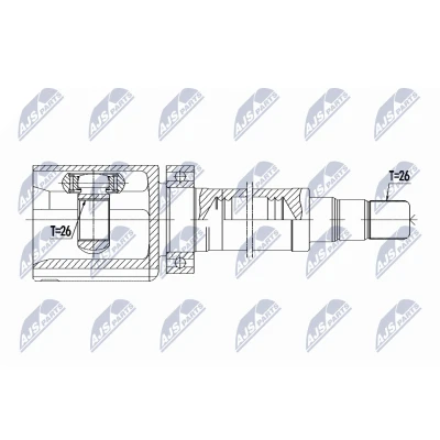 Immagine di NTY NPW VV 085 Kit Giunto Omocinetico Trasmissione automatica Assale anteriore Dx