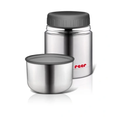 Immagine di Reer 90430 scaldavivande in acciaio inox per alimenti con tazza, 350ml
