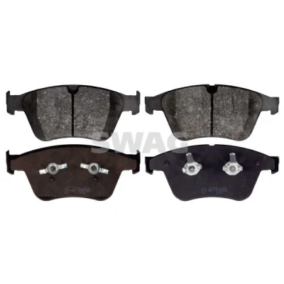 Immagine di SWAG 10 11 6136 Kit pastiglie freno Assale anteriore Predisposto per contatto segnalazione usura con clip pistone MERCEDES BENZ: Classe ML, R
