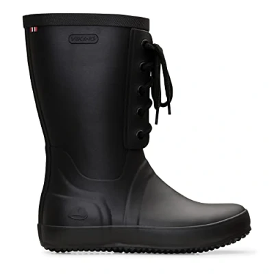 Immagine di Viking Re​t​r​o​ Lo​g​g​, Stivali di Gomma Donna, Nero, 40 EU