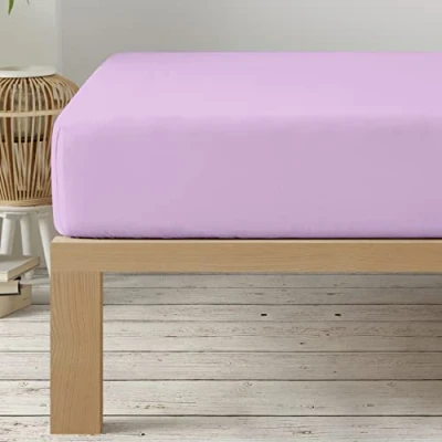 Immagine di Degrees Home COLLEZIONE Lenzuolo con angoli 140 x 200 33 Regolabile Microfibra di poliestere garzataé Lila
