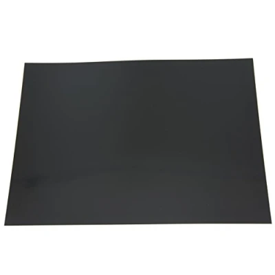 Immagine di KAISH Foglio per battipenna, autoadesivo, chitarre acustiche, 25 x 20 cm, colore: nero