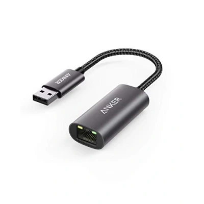 Immagine di Anker PowerExpand adattatore USB 3.0 A Gigabit Ethernet, in alluminio, design compatto, Ethernet per MacBook Pro 2015, Air 2017 e altri