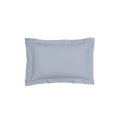 Immagine di Sleepdown Set di due federe Oxford in puro cotone al 100%, lussuose e morbide, 48 x 74 5 cm, colore: grigio