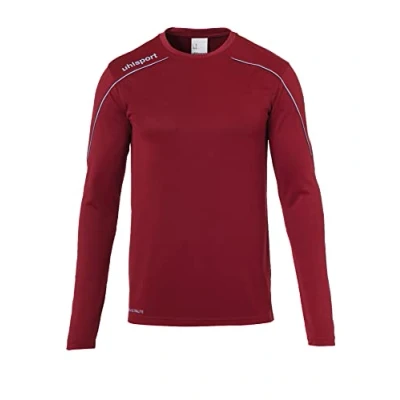 Immagine di uhlsport Stream 22 Maglia a Maniche Lunghe da Uomo, Maglietta, 100347818, Bordeaux/Skyblau, S