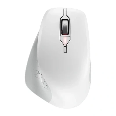 Immagine di CHERRY MSW Stream Comfort Mouse Senza fili (radio) Ottico Bianco 6 Tasti 4000 dpi Ergonomico, Pulsanti silenziosi