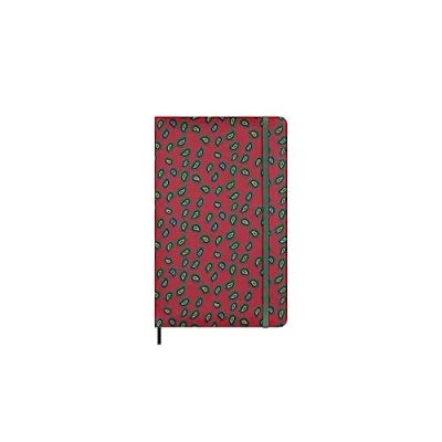 Immagine di Moleskine Taccuino Silk, Copertina Rigida con Seta Italiana di Mantero, Pagine a Righe e Chiusura Elastica, Confezione Regalo, Formato Large 21x13cm, Colore Bordeaux