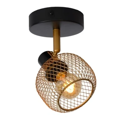 Immagine di Lucide Faretto a soffitto Maren, 1 luce, oro satinato