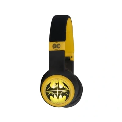 Immagine di WONDEE Batman Regali, Cuffie Wireless Bluetooth Illuminate con Effetto LED, Auricolare Magiche Suono Potente e Cancellazione del Rumore Idea regalo