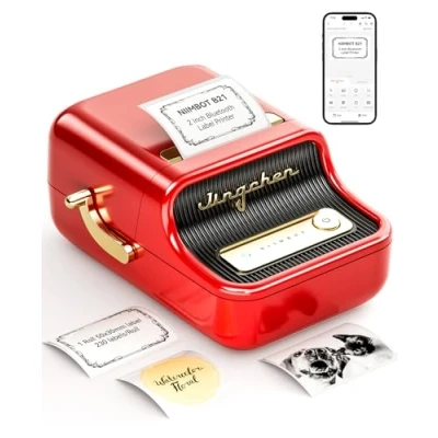 Immagine di NIIMBOT B21 Stampante di etichette a trasferimento termico 203 x dpi Larghezza etichetta (max.): 48 mm Bluetooth®, Funzionamento batteria