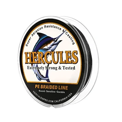Immagine di Hercules Filo da pesca intrecciato a 8 fili, 100 2000m, 10 300lb, super morbido, polietilene, Lenze intrecciate per con lenza, riva, in mare, barca