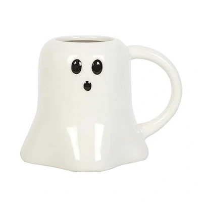 Immagine di Something Different Wholesale Hey Boo tazza in ceramica a forma di fantasma, spooktacular per Halloween streghe Brew tazze