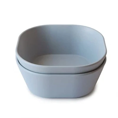 Immagine di Ciotole Mushie per Bambini Set di 2 Stoviglie Riutilizzabili Senza BPA Sicure Lavastoviglie e Microonde Prodotto in Danimarca Cloud