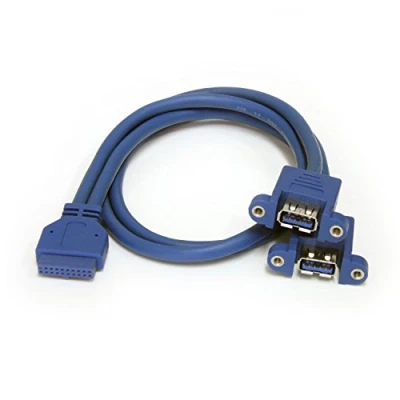 Immagine di STARTECH CAVO PANNELLO USB 3.0 A 2 PORTE F/F
