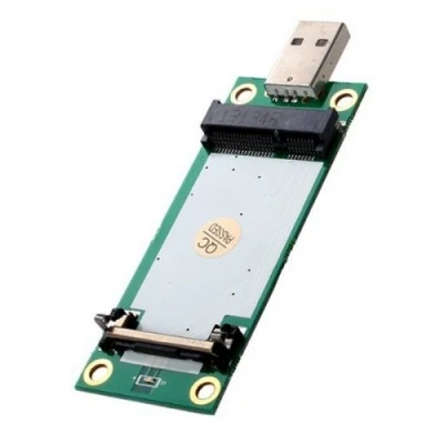 Immagine di JSER Mini PCI E Wireless WWAN a USB Adattatore Scheda con Slot per SIM Modulo Strumenti di Test