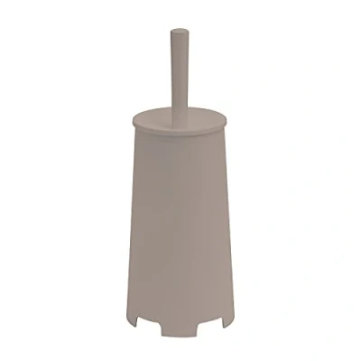 Immagine di GEDY G Oscar WC da appoggio Colore Tortora Chiaro, 35X13X13 CM Peso 0,396 kg, scopino Bagno con setole Realizzato Resine termoplastiche, Anni di Garanzia 2, Design R&amp;S, Unica