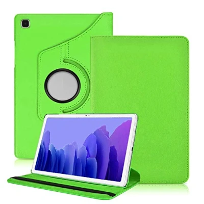 Immagine di Kemocy Cover per Samsung Galaxy Tab A7 10.4 2020,360 Rotazione PU Pelle Flip con Funzione di Supporto Custodia (T500/T505/T507) 2020 Tablet,Verde