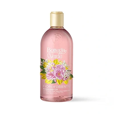 Immagine di Bottega Verde, Fiori d&#039;Oriente Bagnodoccia con estratti di Ylang e Rosa damascena (400 ml)