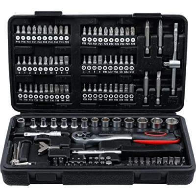 Immagine di BGS Diy 92146 Set di chiavi a bussola, attacco 6,3 mm (1/4&quot;), 130 pezzi.