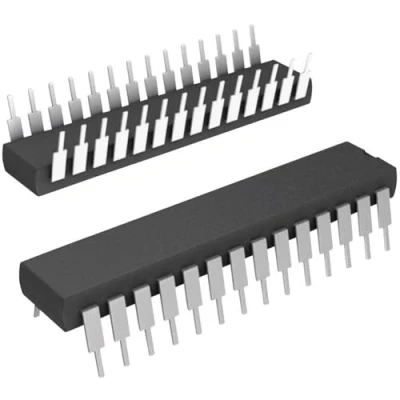 Immagine di Microchip Technology PIC16F872 I/SP Microcontroller embedded SPDIP 28 8 Bit 20 MHz Numero I/O 22