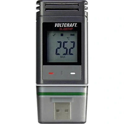 Immagine di VOLTCRAFT DL 220 THP 220THP Data logger Temperatura, umidità, Pressione atmosferica Misura: Umidità dellaria,