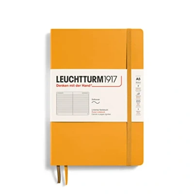 Immagine di LEUCHTTURM1917 363404 Taccuini Medium (A5), Copertina morbida, 123 pagine numerate, Rising Sun, Righe