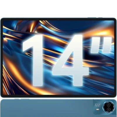 Immagine di TECLAST T70 Tablet 14 Pollici 2K Tablets Gaming, 20GB RAM+256GB ROM(TF 8TB), MTK Helio G99 Octa Core 2.2GHz Android 14, 10000mAh/18W, 4G LTE SIM+5GWiFi, TDDI FHD, 13MP/GPS/Widevine L1/BT5.2/3.5MM 2025
