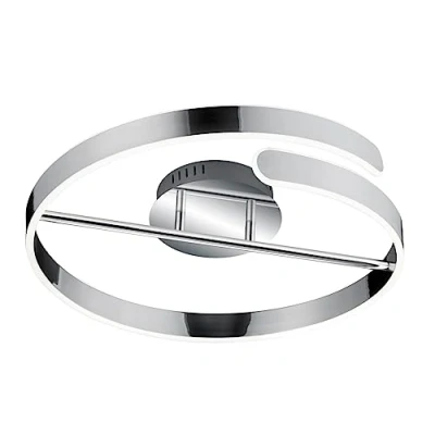 Immagine di Reality, Plafoniera, Rave incl. 1 x LED,SMD,17,0 Watt,3000K,1900 Lm. LED,SMD,0,0 Watt, Plastica, Bianco, Finitura: Bianco Ø:38,0cm, A:10,0cm Dimmer integrato,Sound Control