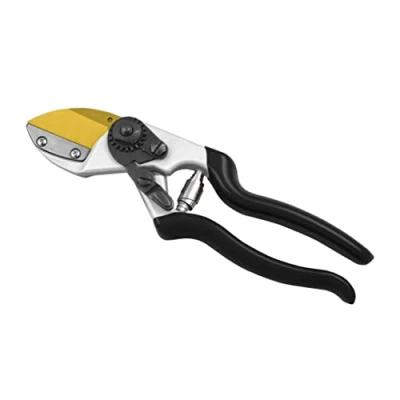 Immagine di Altuna Forbici da potatura a 1 Mano, Modello T111, Taglio Incudine Diritto per lavori Secco, Resistenti e Molto Leggeri, Utensili Un Uso Intenso, in Titanio forgiato