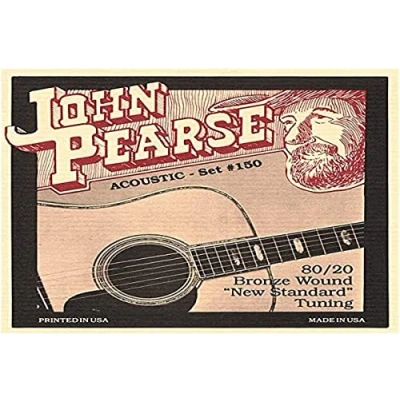 Immagine di John Pearse® Strings »150 NEW STANDARD TUNING ACOUSTIC GUITAR 80/20 BRONZE« Corde per Chitarra Acustica 6 011/056