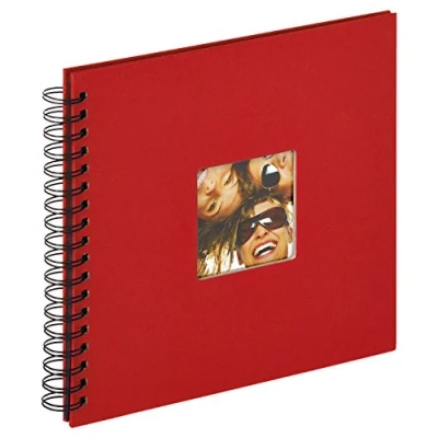 Immagine di walther+ design SA 108 R Album a spirale (L x A) 26 cm 25 Rosso 40 pagine