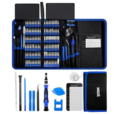 Immagine di XOOL Cacciavite di Precisione, 140 pezzi, Kit Cacciaviti Precisione per Riparazioni Elettroniche, Magnetici Computer, Computer portatile, iPhone, Tablet