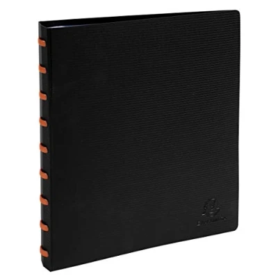 Immagine di Exacompta Cod. 86034E 1 Portalistino Exactive 30 buste cristallo liscio rimovibili Copertina polipropilene F.to esterno 21x14,8cm per A5 Nero